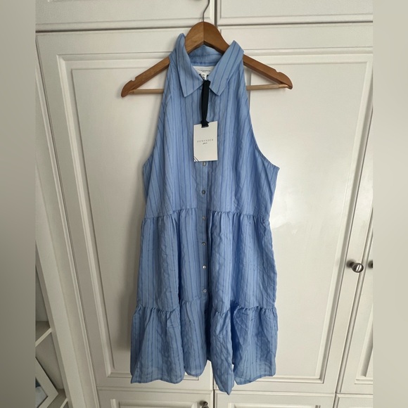 NWT Tuckernuck Blue Seersucker Sailor Dress Pomander Palace Size XL - Picture 7 of 11